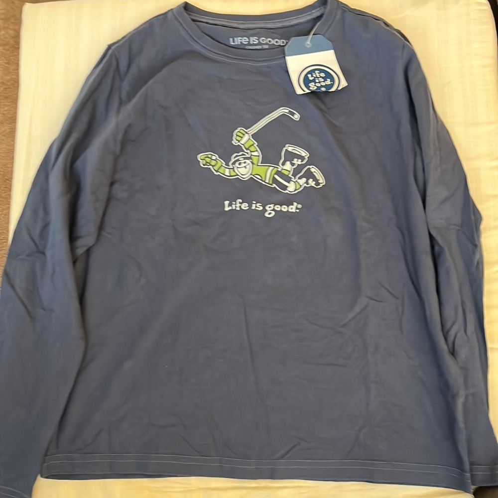 NWT Life Is Good long sleeve T. Boys XL